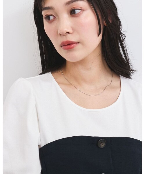 VIS（ビス）の「ナローアソートチェーンネックレス（ネックレス・レディース・ゴールド/シルバー・F）」の4枚目の写真
