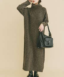 ITEMS URBANRESEARCH | タートルネックニットワンピース(ワンピース)