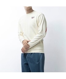 Reebok（リーボック）の「クラシックス PVT EMB クルー スウェットシャツ / Classics PVT EMB Crew Sweatshirt （アウトドア/スポーツ・レディース）」