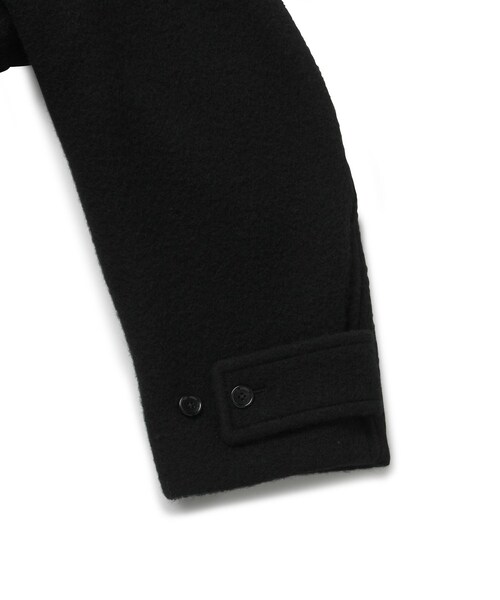 ADAM ET ROPE'（アダムエロペ）の「【blurhms ROOTSTOCK】Wool Melton Duffle Coat（ダッフルコート・メンズ・ブラック・2/3）」の8枚目の写真