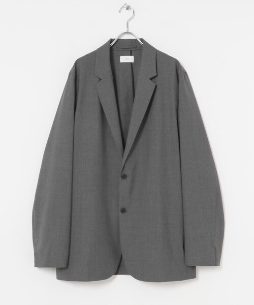 URBAN RESEARCH(アーバンリサーチ)の「ATON WOOL TROPICAL TAILORED JACKET(テーラードジャケット・メンズ・303 T.GRAY/005 BLK・4/6)」の13枚目の写真