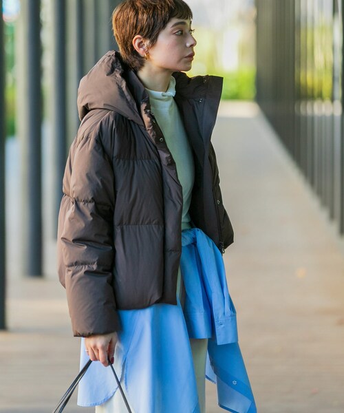 URBAN RESEARCH ROSSO（アーバンリサーチロッソ）の「FRENCH DOWNショートダウンコート（その他アウター・レディース・L/BEIGE/BROWN/BLACK・36/38）」の17枚目の写真