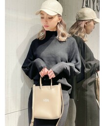 GYDA | 【SETUP着用可】ボトルネックマトンスリーブニット TOPS(ニット/セーター)