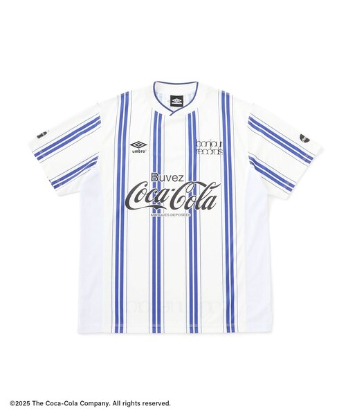 bonjour records（ボンジュールレコーズ）の「【Coca-Cola】UMBRO×bonjour records GAME SHIRTS（ジャージ・レディース・ブラック系/ホワイト系・L/M）」の19枚目の写真