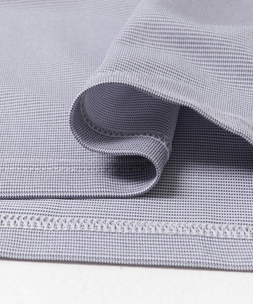 URBAN RESEARCH DOORS（アーバンリサーチドアーズ）の「LIFE STYLE TAILOR　トリコットセミワイド半袖プルオーバー刺し子（シャツ/ブラウス・メンズ・GRAY NAVY/BLUE・M/L/XL）」の14枚目の写真