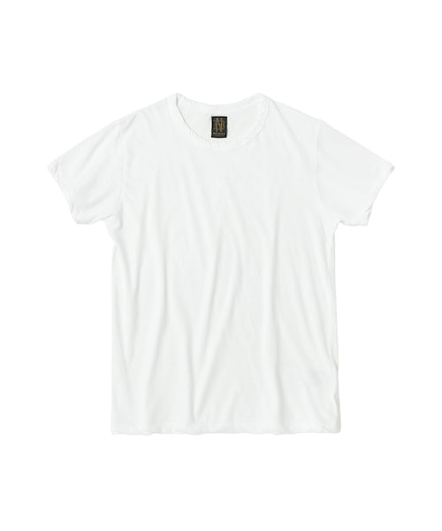 bonjour records(ボンジュールレコーズ)の「BATONER/バトナー CHIFFON T-SHIRT (COMPACT)(Tシャツ/カットソー・レディース・ホワイト/ピンク系・1)」の1枚目の写真