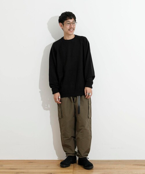 THE GOODLAND MARKET（ザグッドランドマーケット）の「KEIMEN　KM-Crewneck Knit（ニット/セーター・メンズ・Gray/Black/Green・M/L/XL）」の8枚目の写真
