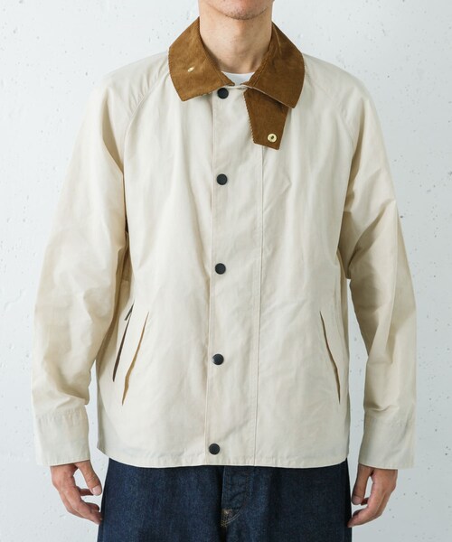 URBAN RESEARCH（アーバンリサーチ）の「Barbour　ICONS TRANSPORT CASUAL JACKET（テーラードジャケット・メンズ・OATMEAL/DARK NAVY/IVY GREEN・M/L/XL）」の17枚目の写真