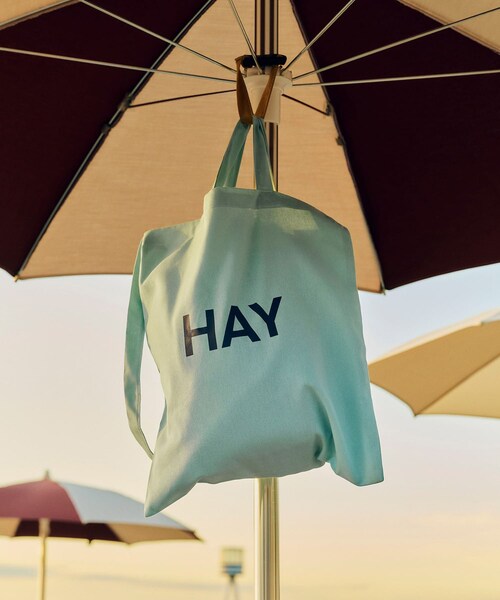 SENSE OF PLACE by URBAN RESEARCH(センスオブプレイスバイアーバンリサーチ)の「HAY Tote Bag(トートバッグ・メンズ・SAGE GREEN/MATCHA GR/ICY BLUE/DARK PLUM/LEMON/BLUSH PINK/B_ORANGE・One)」の12枚目の写真