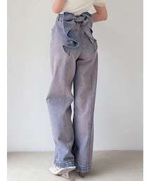 RESEXXY | バックリボンデニムパンツ(デニムパンツ)