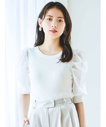 dazzlin | シアーハイネックニットトップス(ニット/セーター)