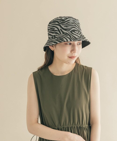 SMELLY（スメリー）の「リバーシブルプリントハット（ハット・レディース・IVO/BLK・-）」の10枚目の写真