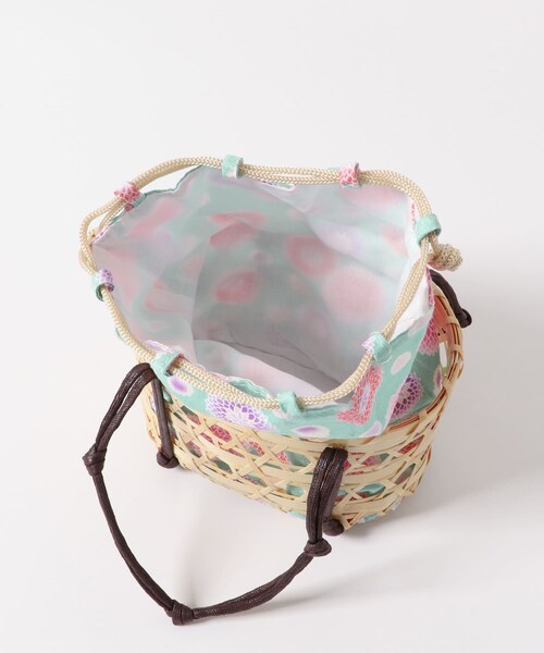 SENSE OF PLACE by URBAN RESEARCH（センスオブプレイスバイアーバンリサーチ）の「カゴキンチャクバッグA（かごバッグ・レディース・BEIGE・one）」の11枚目の写真