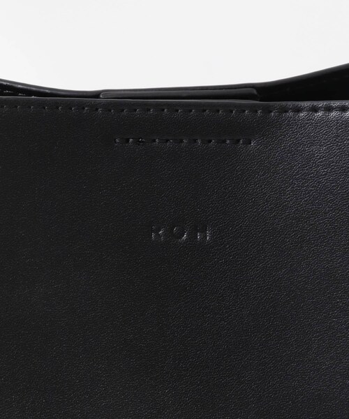 RODE SKO（ロデスコ）の「ROH Seoul　MINI MUG（ハンドバッグ・レディース・BLACK/BURNTOCHRE・-）」の12枚目の写真