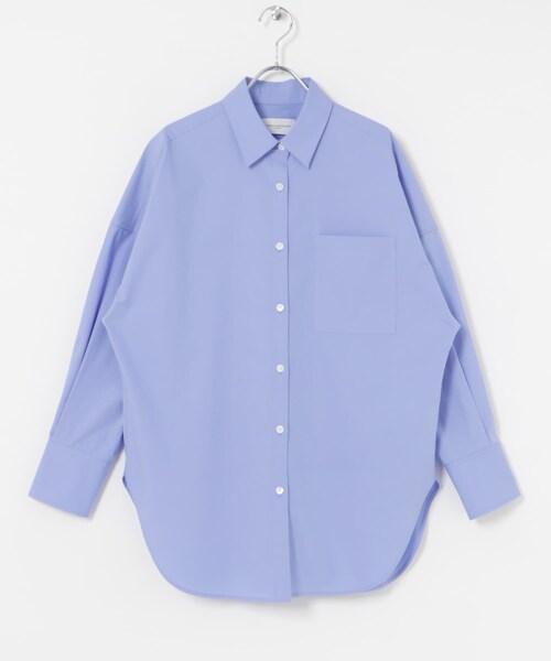 URBAN RESEARCH(アーバンリサーチ)の「ブロードオーバーシャツ(Tシャツ/カットソー・レディース・L.BLUE/OFF・FREE/Free)」の19枚目の写真