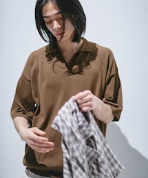 URBAN RESEARCH DOORS | 『UR TECH』サマシェア スキッパーニット(ニット/セーター)