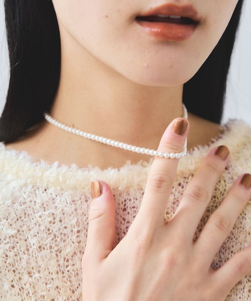 VIS（ビス）の「ハートフックネックレス（ネックレス・レディース・ゴールド/シルバー・F）」の19枚目の写真