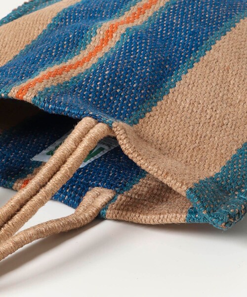 KBF（ケイビーエフ）の「MAISON BENGAL　NEW JUTE PORESH BAG（トートバッグ・レディース・ORANGE/ROYAL/BROWN・FREE）」の16枚目の写真