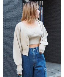 EVRIS | アンサンブルニットトップス(カーディガン/ボレロ)