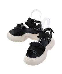 merry jenny | フリルメッシュスニーカーサンダル(サンダル)