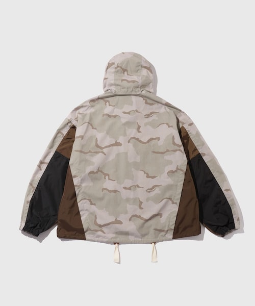 ADAM ET ROPE'(アダムエロペ)の「【elephant TRIBAL fabrics】ANORAK MOUNTAIN JKT(マウンテンパーカー・メンズ・ベージュ系・M)」の16枚目の写真