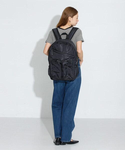 URBAN RESEARCH Sonny Label（アーバンリサーチサニーレーベル）の「グログランユースフルリュック（バックパック/リュック・レディース・エクリュ/ブラック・one）」の21枚目の写真