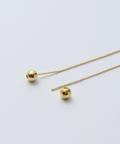 ROPE'(ロペ)の「R(ロペ アール)K10 ピンクパールアメリカンピアス(ピアス(両耳用)・レディース・ゴールド・F)」の9枚目の写真