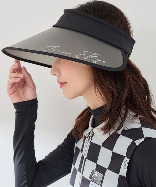 ROPE'(ロペ)の「【UV】2WAY セルハット(ハット・レディース・ブラック/ホワイト・F)」の5枚目の写真