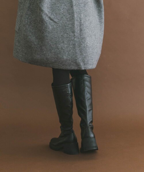 ITEMS URBANRESEARCH（アイテムズ アーバンリサーチ）の「ストレッチロングブーツ（その他シューズ・レディース・BLK/BRN・S/M/L）」の7枚目の写真
