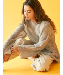 Ungrid | 透かし編みル-ズニット(ニット/セーター)