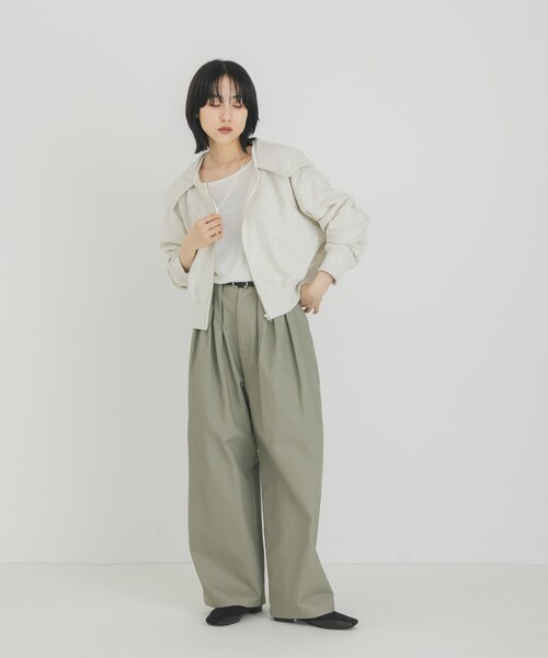 KBF（ケイビーエフ）の「セーラーライククロップドパーカー（パーカー・レディース・NAVY/OATMEAL/TOP GRAY・One）」の17枚目の写真
