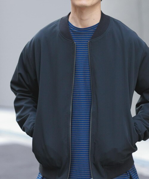 ITEMS URBANRESEARCH(アイテムズ アーバンリサーチ)の「TRストレッチ ジップアップブルゾン(ブルゾン・メンズ・BLK/GRY/BEG・M/L)」の6枚目の写真