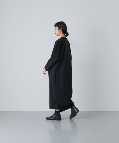 かぐれ（カグレ）の「ストレートワイドカットワンピース（ワンピース・レディース・BLACK・0/1）」の7枚目の写真