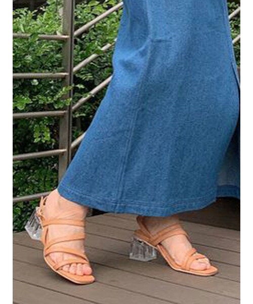 dazzlin（ダズリン）の「メニーストラップサンダル（サンダル・レディース・ブラウン/オレンジ/クリア/ブルー・S/L/M）」の15枚目の写真