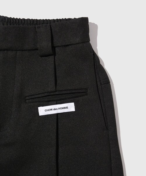 ADAM ET ROPE'(アダムエロペ)の「【CHOW des HOMME/チャウ デ オム】TAILORED LACED TROUSERS(スラックス・メンズ・ブラック・28/30)」の8枚目の写真