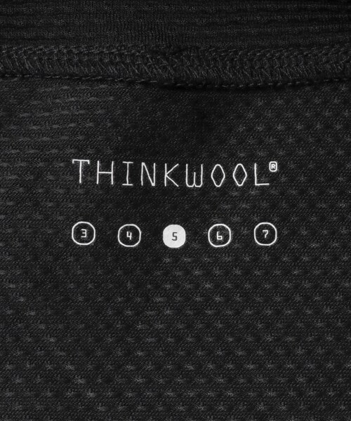 URBAN RESEARCH(アーバンリサーチ)の「THINKWOOL TW MESH POLO SHIRTS LS(ポロシャツ・メンズ・Black・5/6/7)」の9枚目の写真