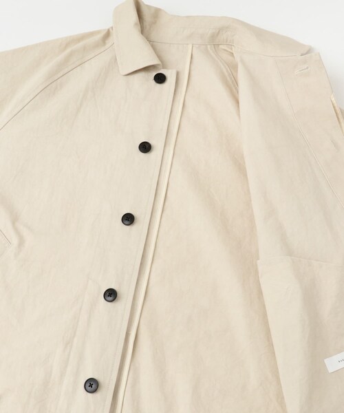 かぐれ(カグレ)の「コットンバックタックショートコート(テーラードジャケット・レディース・IVORY/BEIGE/BLACK・Free)」の20枚目の写真
