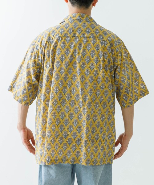 URBAN RESEARCH（アーバンリサーチ）の「COUTURE D’ADAME　Block Print Summerwear（シャツ/ブラウス・メンズ・Mustard・40/42）」の5枚目の写真