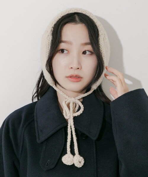 SMELLY（スメリー）の「ニットイヤーマフ（イヤーマフ・レディース・IVO/GRY/MOC・-）」の4枚目の写真