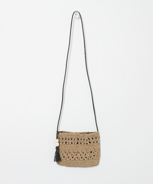 URBAN RESEARCH DOORS（アーバンリサーチドアーズ）の「ペーパー編みポシェット(KIDS)（その他・キッズ・BEIGE・one）」の7枚目の写真