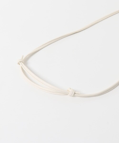 KBF（ケイビーエフ）の「フリンジマルチアクセサリー（ポーチ・レディース・BLACK/IVORY・One）」の13枚目の写真