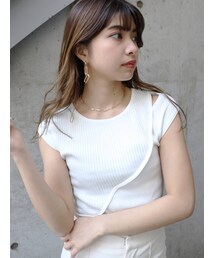 MURUA | ウェーブカットニットタンク(タンクトップ)