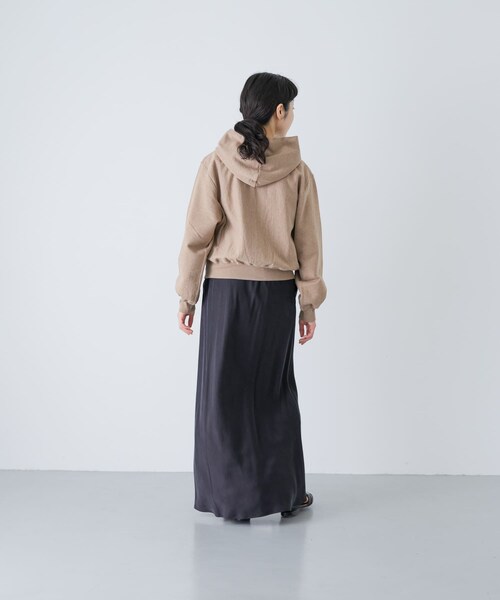 かぐれ（カグレ）の「blurhmsROOTSTOCK　THIN-SWEAT HOODIE ZIP（パーカー・レディース・H White/DarkNavy/H Beige・0）」の19枚目の写真