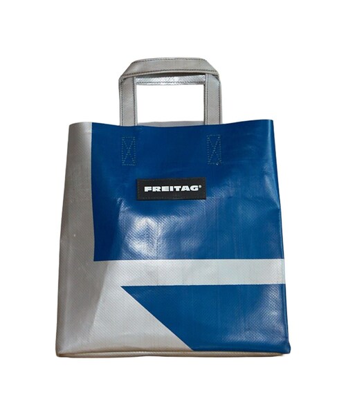bonjour records(ボンジュールレコーズ)の「FREITAG/フライターグ SONNY SHOPPING BAG SMALL(トートバッグ・レディース・ブラック/ブラック系/スミクロ/チャコール/グレー/ライトグレー/グレー系/ホワイト/キャメル/キャメル系/ベージュ/グリーン・F)」の1枚目の写真