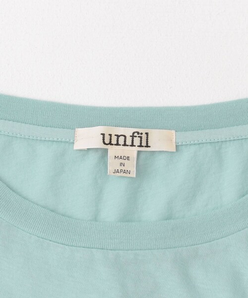 URBAN RESEARCH DOORS（アーバンリサーチドアーズ）の「『別注』unfil×DOORS　high twist cotton L/S t-shirts（Tシャツ/カットソー・レディース・別注l.blue/別注beige/別注orange・1）」の17枚目の写真