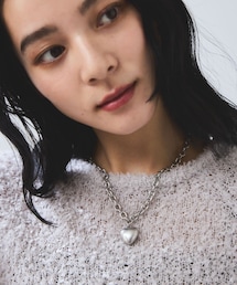 VIS | ハートボリュームチェーンネックレス(ネックレス)