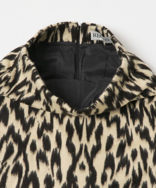 URBAN RESEARCH(アーバンリサーチ)の「RECTO LEOPARD MIDI SKIRT(スカート・レディース・D BROWN・S)」の4枚目の写真