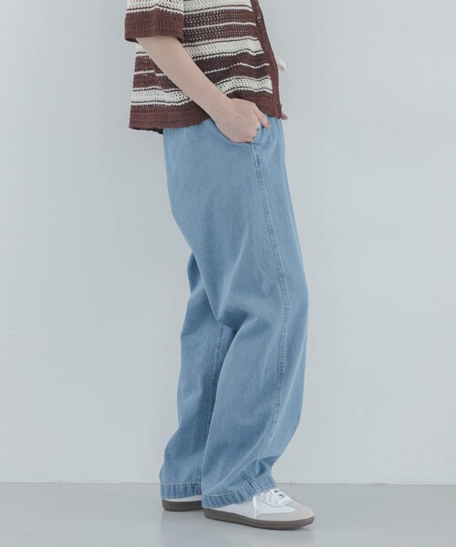 URBAN RESEARCH Sonny Label（アーバンリサーチサニーレーベル）の「イージーカーブデニムパンツ（デニムパンツ・レディース・インディゴ/L.インディゴ・36/38）」の18枚目の写真