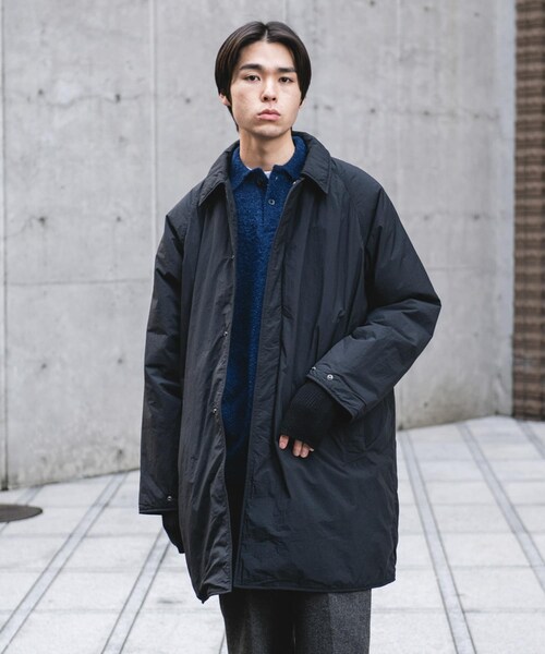 URBAN RESEARCH DOORS(アーバンリサーチドアーズ)の「ライトナイロン パデット バルマカンコート(テーラードジャケット・メンズ・L.GRAY/CHARCOAL/BLACK・M/L)」の5枚目の写真