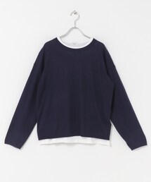 URBAN RESEARCH DOORS | レイヤードSETプルオーバー(ニット/セーター)